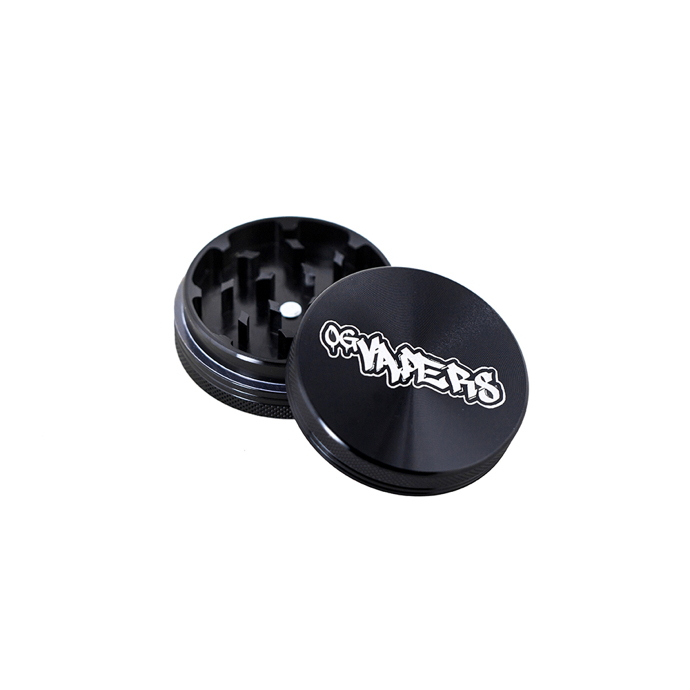 OG Vapers 2-piece Grinder – Black